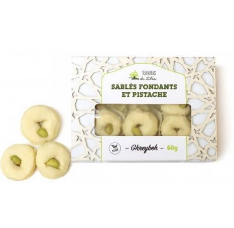 Sablés fondants pistache 60g 12088